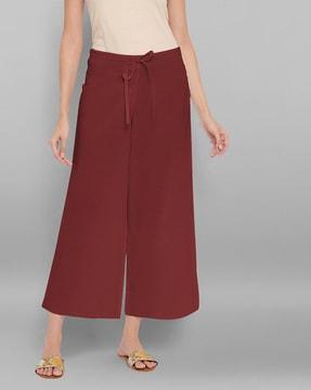 mid-rise relaxed fit palazzos