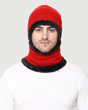  set of beanie with neck warmer