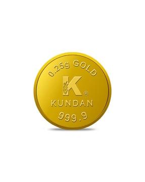 0.25g yellow gold coin