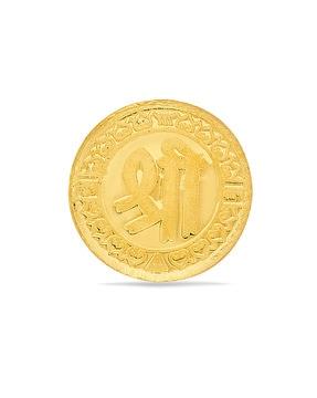 0.5 gram 24 karat (999) shree round gold coin