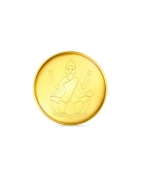 0.5g 24kt lakshmi  coin