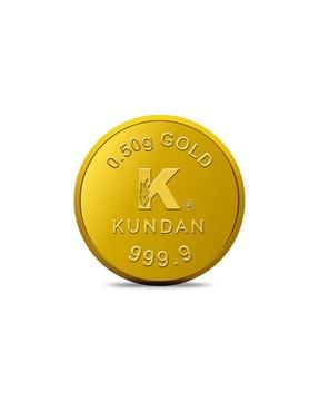 0.5g yellow gold coin