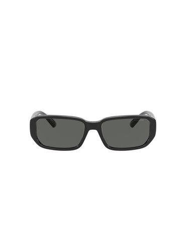 0an4265 street style dark grey lens rectangle male sunglasses