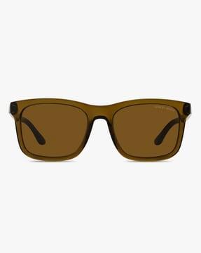 0ar8066 stylised lens square sunglasses