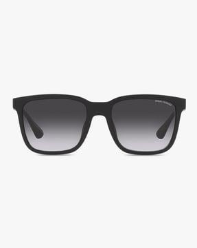 0ax4112su full-rim rectangular sunglasses