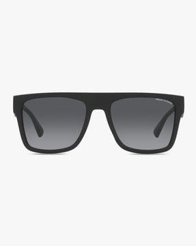 0ax4113s full-rim rectangle sunglasses