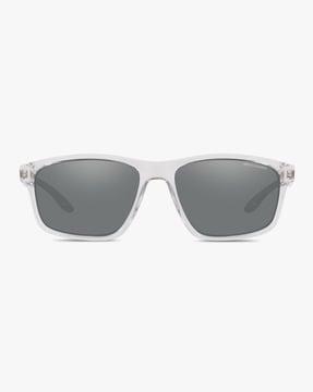 0ax4122s mirrored rectangular sunglasses