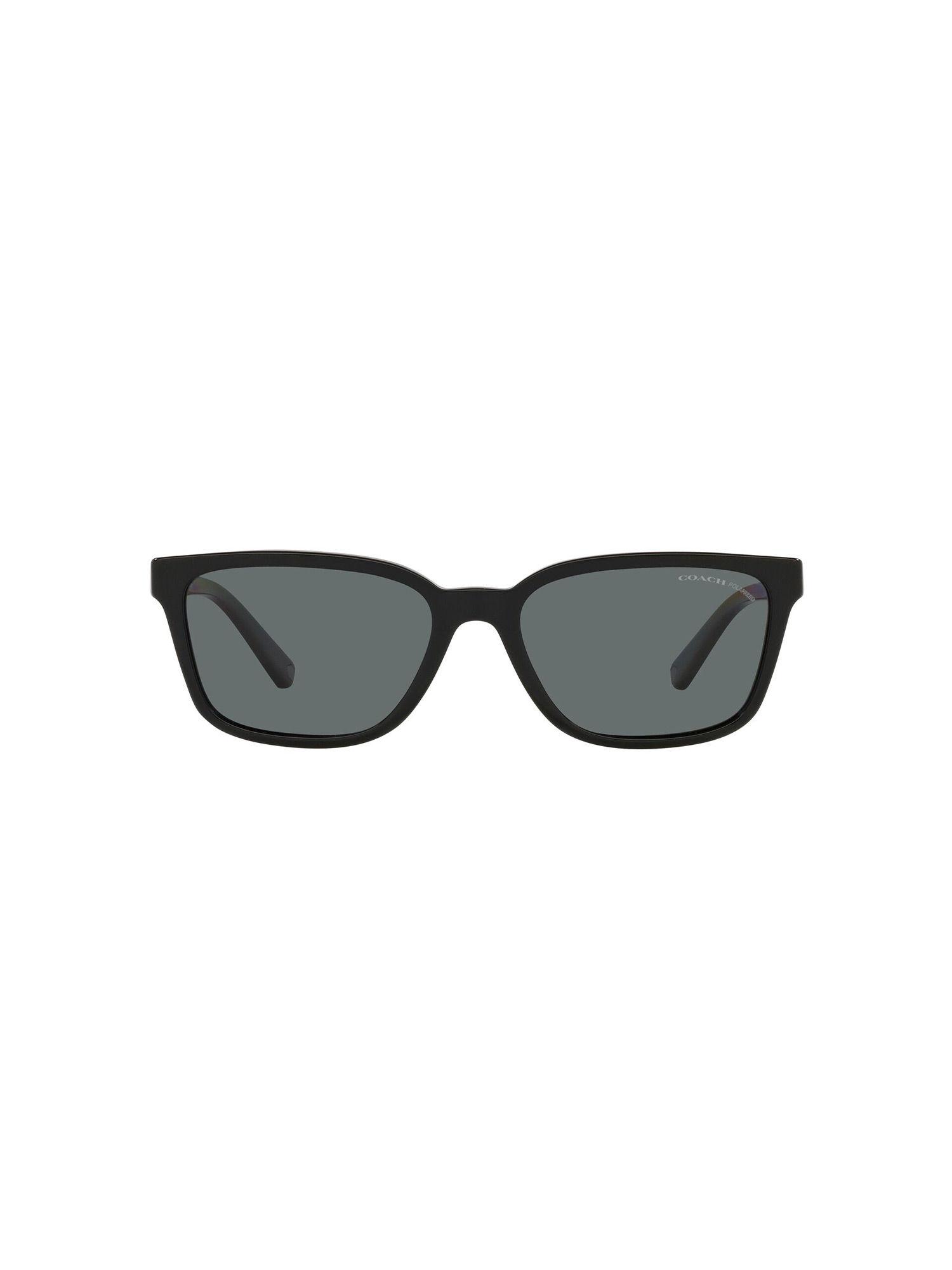 0hc8328u logo dark grey polar lens rectangle male sunglasses
