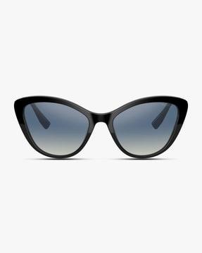 0mu 05xs uv-protected full-rim cat-eye sunglasses