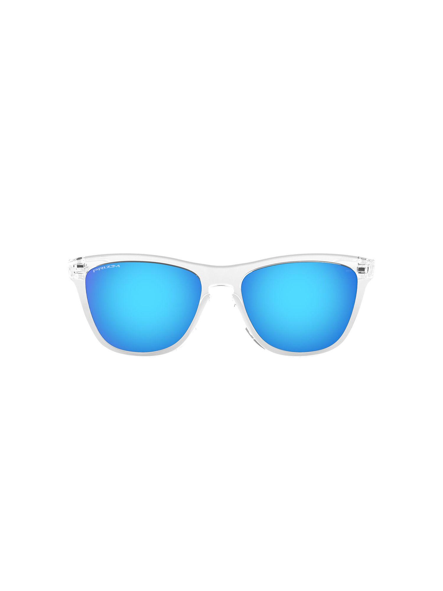 0oo9013 sky blue prizm frogskins wayfarer - 55 mm