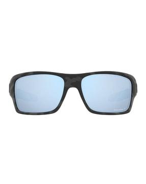 0oo9263 uv-protected retangular sunglasses