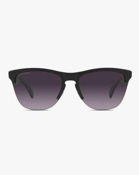 0oo9374 gradient half-rim sunglasses