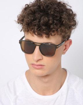 0oo9436 uv-protected full-rim square sunglasses