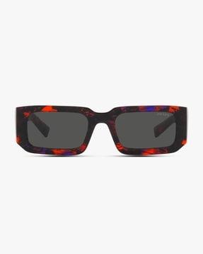 0pr 06ys uv-protected full-rim rectangular sunglasses