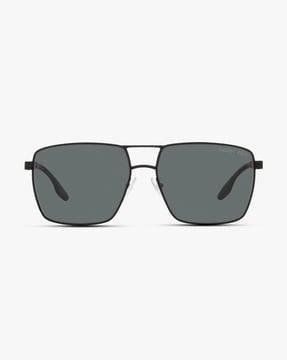 0ps 50ws full-rim shield sunglasses