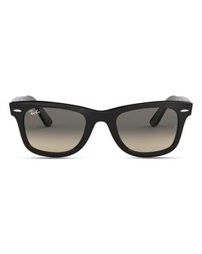0rb2140901/3250 unisex gradient grey lens square sunglasses