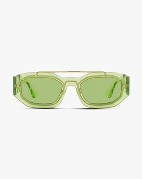 0ve2235 full-rim uv-protected shield sunglasses