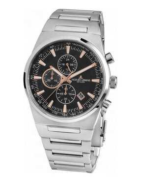 1-1734a chronograph watch with metallic strap