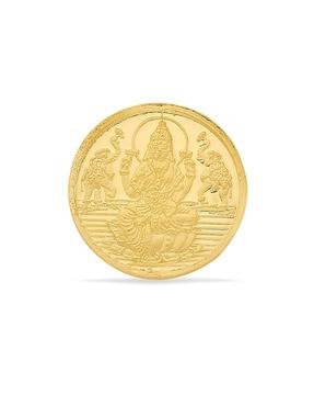 1 gram 24 karat (999) laxmi gold coin