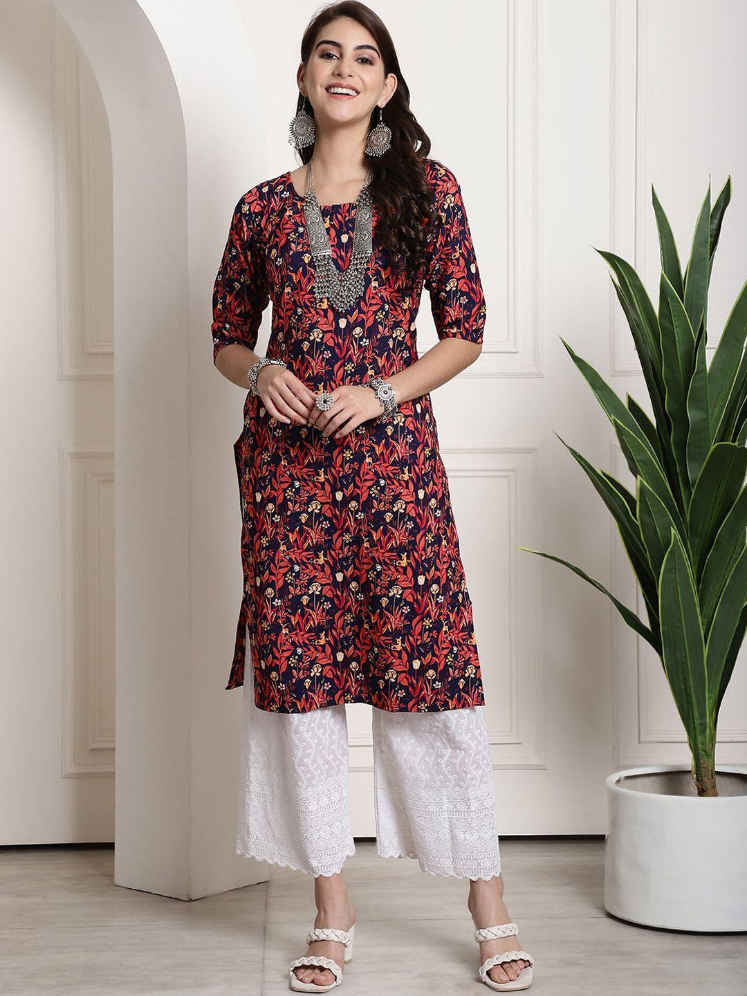 1 stop fashion floral printed kurta