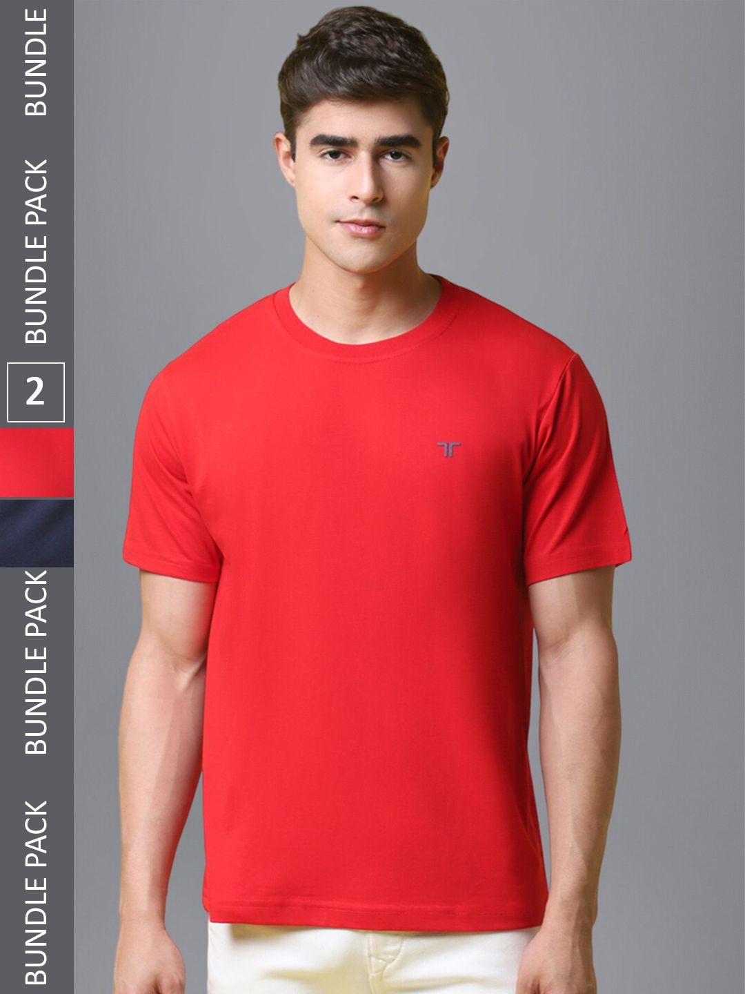 1 stop fashion men multicoloured 2 t-shirt