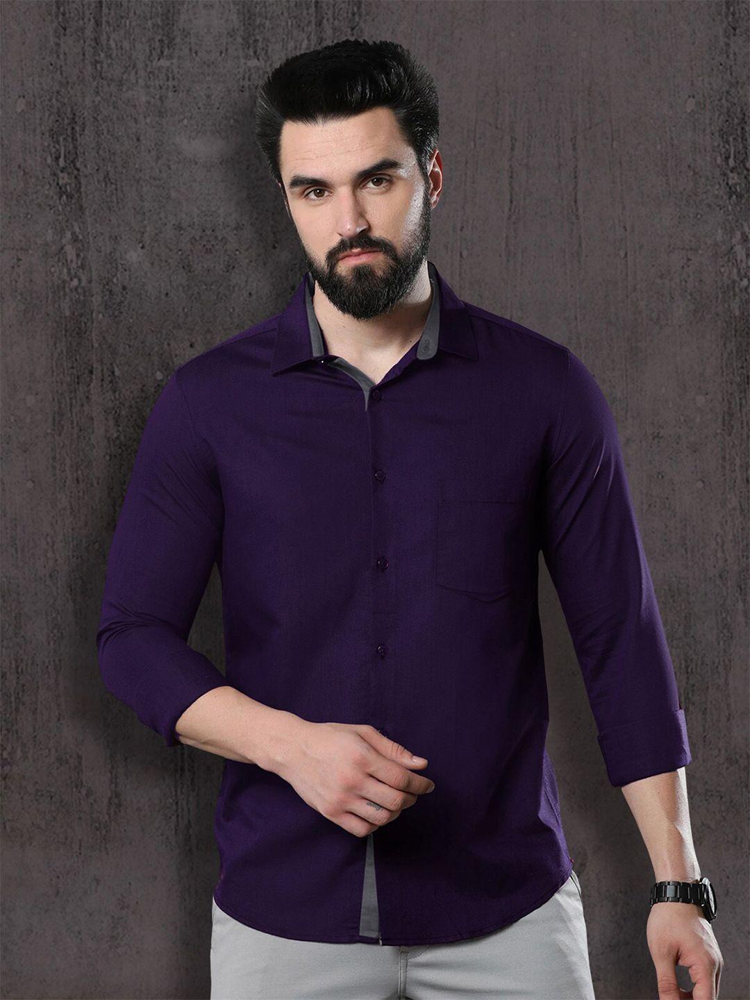 1 stop fashion men standard opaque formal shirt