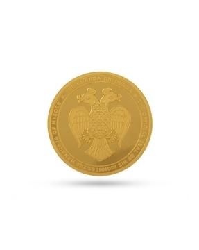 10 gm yellow gold gandaberunda coin