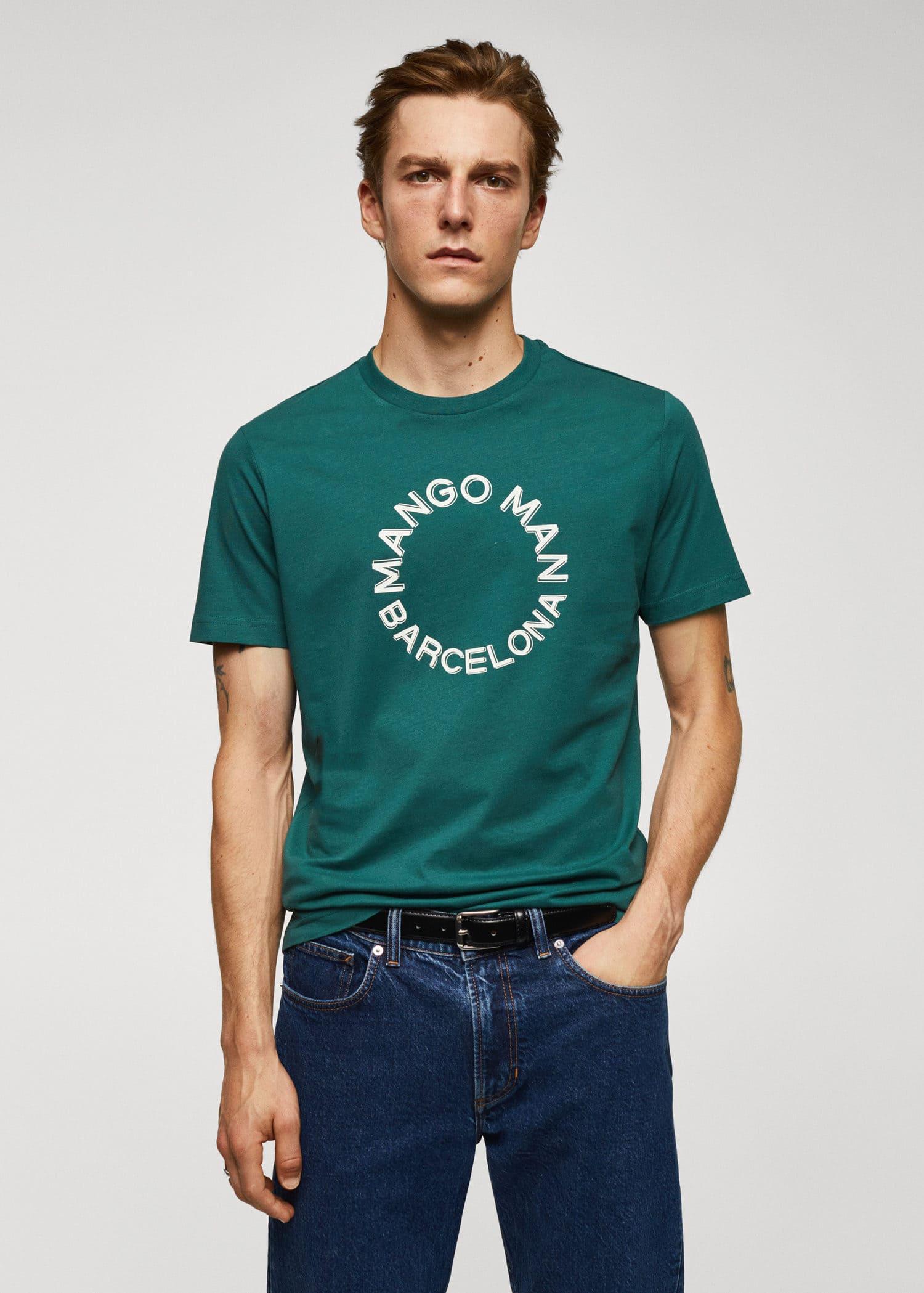 100% cotton logo t-shirt