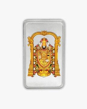 100g (999.9) tirupati balaji silver bar