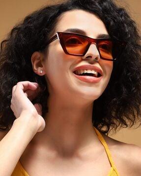 1020 plastic frame cat-eye sunglasses