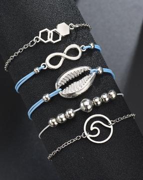 10690b set of 5 boho bracelets