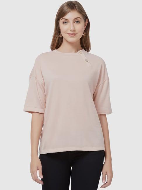 109 f blush pink regular fit top