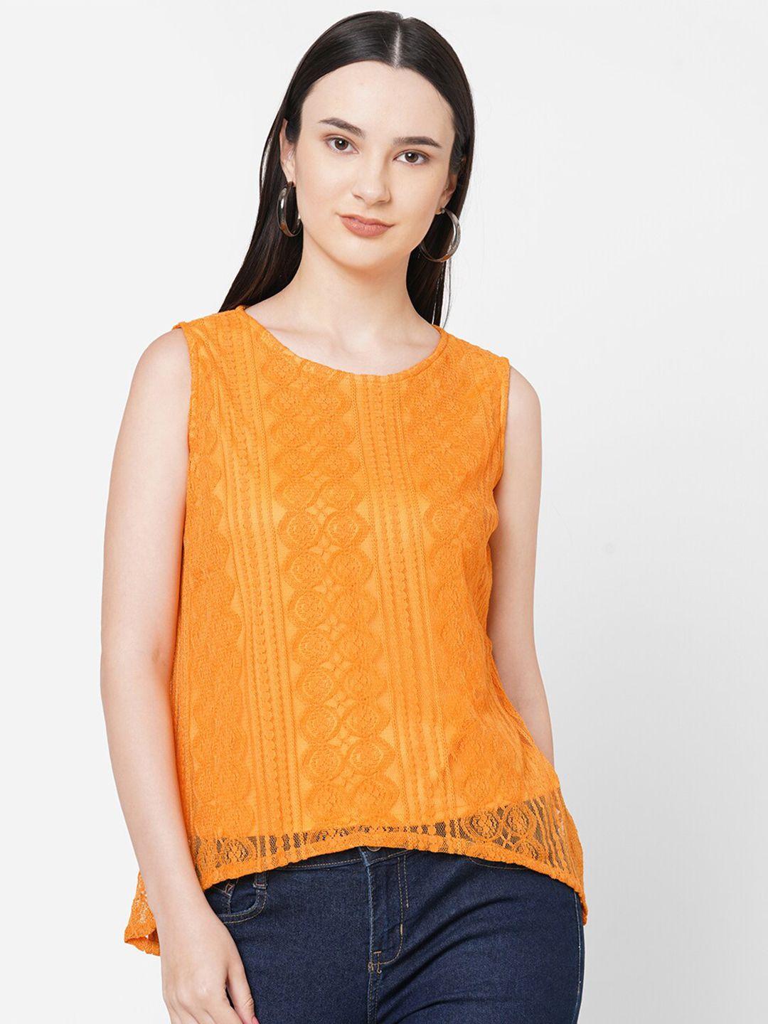 109f yellow embroidered top