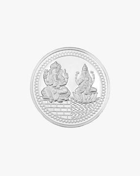 10g 999 silver ganesha lakshmi coin