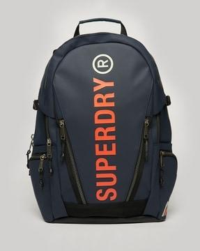 11" logo print tarp rucksack