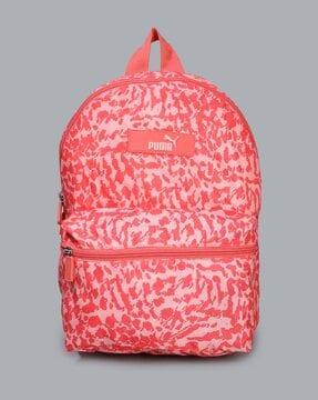 12" printed backpack