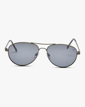 12026 polarised full-rim aviators sunglasses