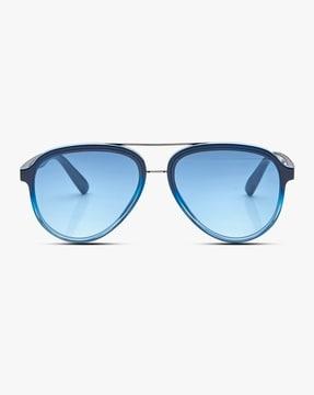12059 uv-protected full-rim aviators sunglasses
