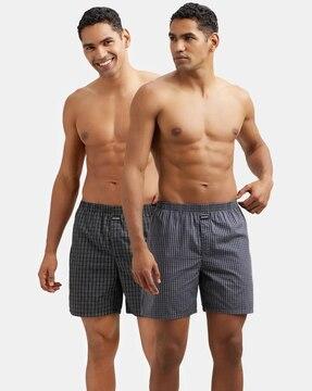 1223-super-combed-mercerized-cotton-woven-checkered-boxer-shorts-with-side-pocket