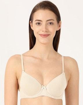 1245 underwired padded cotton elastane medium coverage multiway styling t-shirt bra