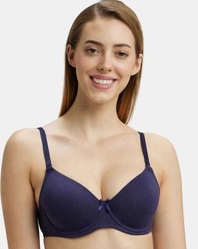 1245 underwired padded cotton elastane medium coverage multiway styling t-shirt bra