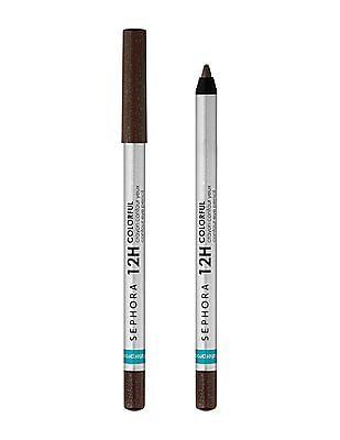 12h colorful contour eye pencil (waterproof) - 12 cappuccino (glitter)