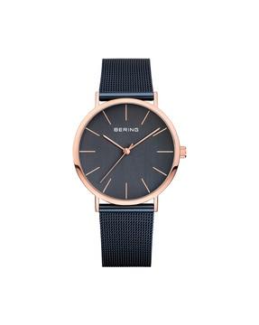 13436-367 analogue watch with stainless steel strap