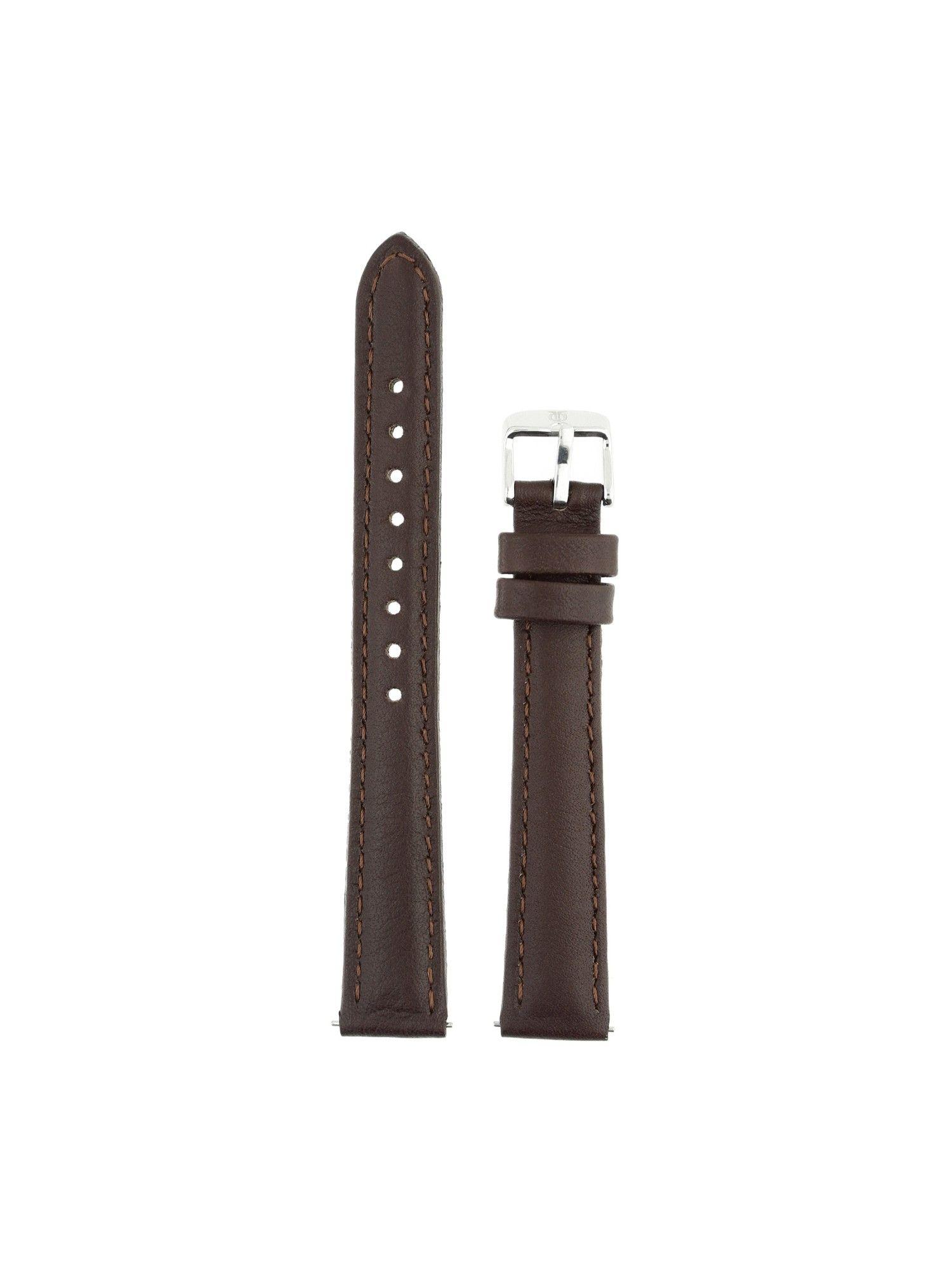 14 mm brown genuine leather strap for women nf101011014sq-p
