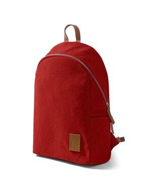 14" laptop backpack with logo applique