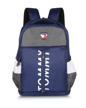 14" laptop backpack with logo print