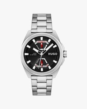 1530242 analogue watch with stainless steel strap