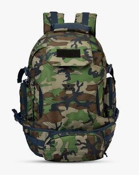 16" camouflage print laptop backpack