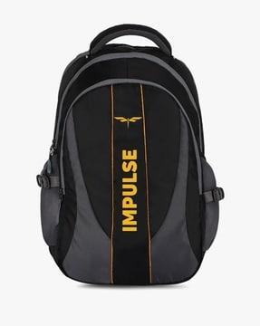 16" laptop backpack with brand print