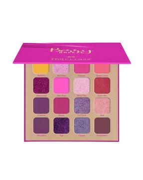 16 color eyeshadow palette - berry breeze brz003